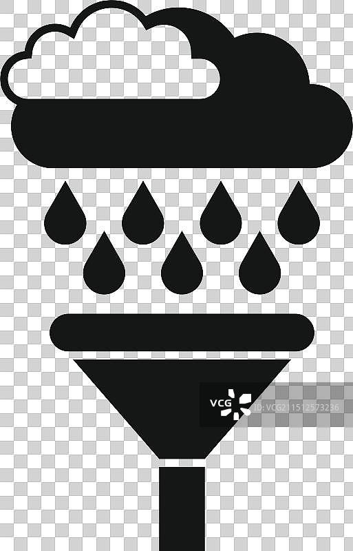 云计算数据过滤漏斗图片素材