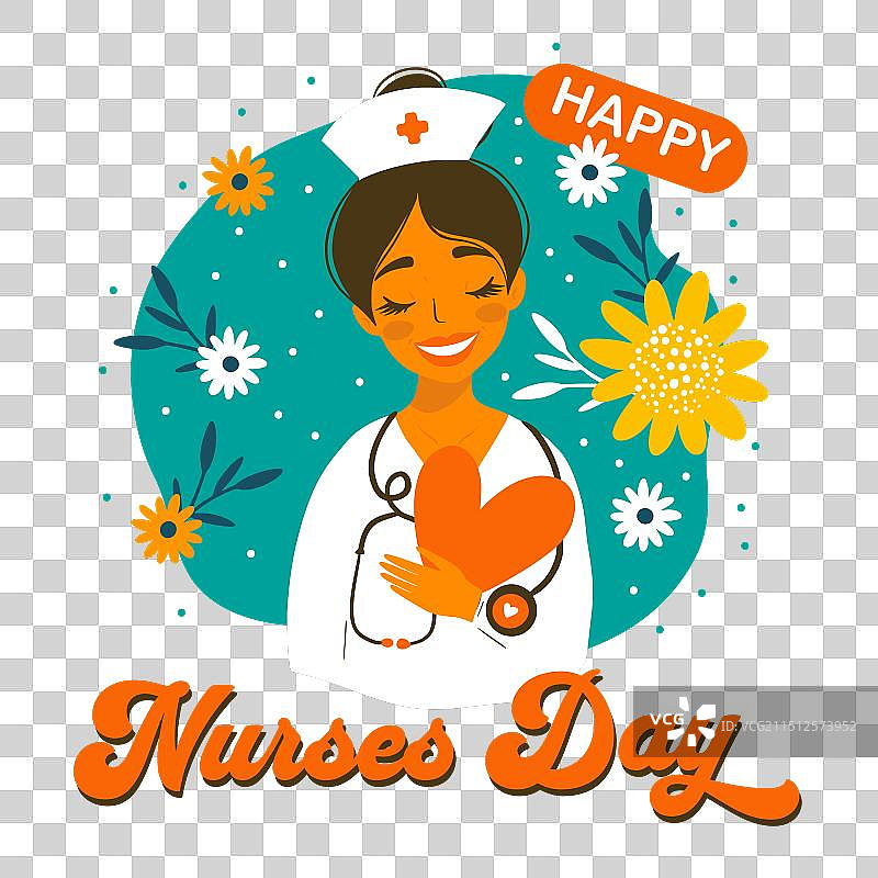 护士节快乐贺卡图片素材