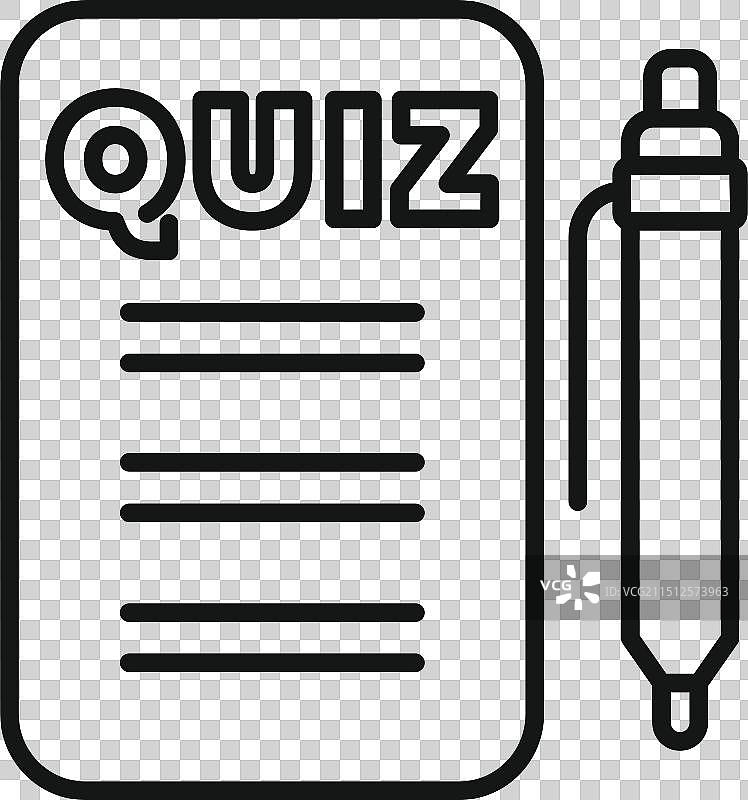 用笔填写在线测验表格图标图片素材