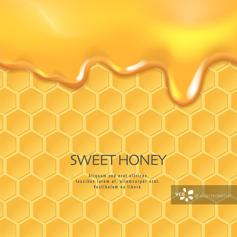 蜂巢和蜂蜜背景图片素材