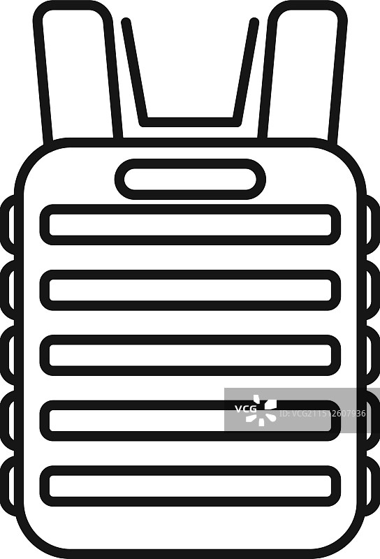 提供人身保护的防弹背心图片素材