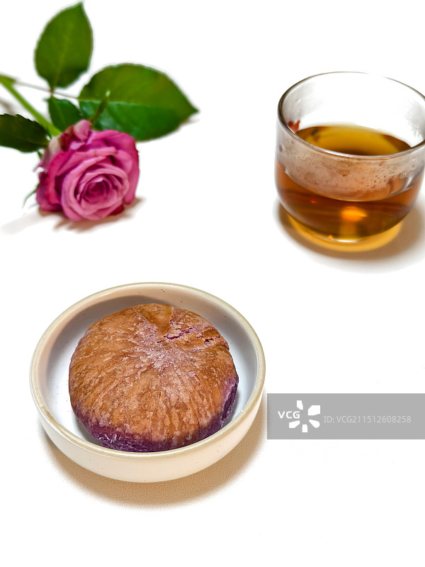 鲜花饼图片素材