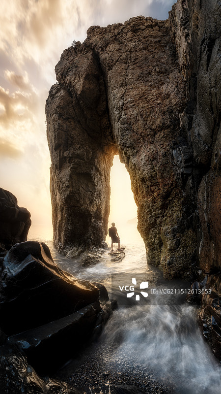 霞浦海岸线自然风光图片素材