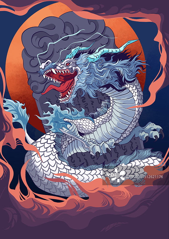 龙生九子-负屃图片素材