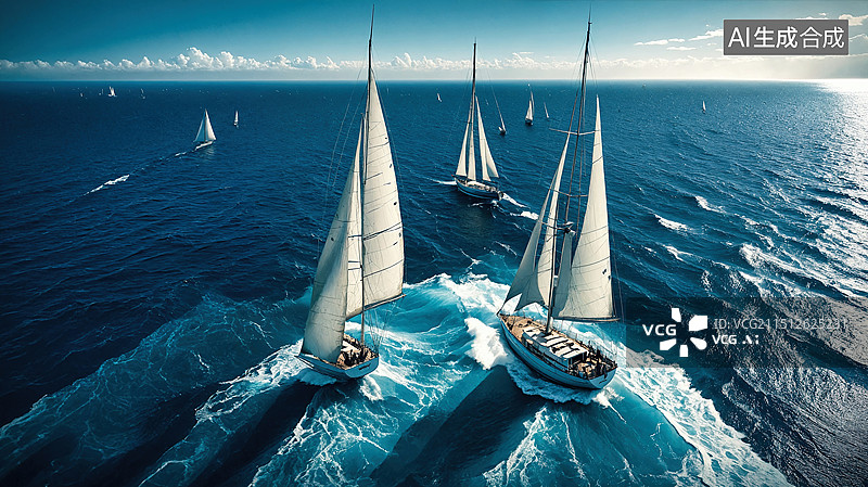【AI数字艺术】航海时光图片素材