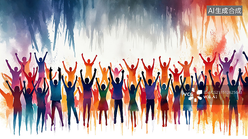 【AI数字艺术】欢庆时刻图片素材