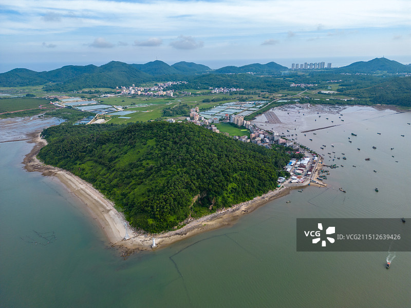 广东省阳江市海陵岛东岛红树林风光图片素材
