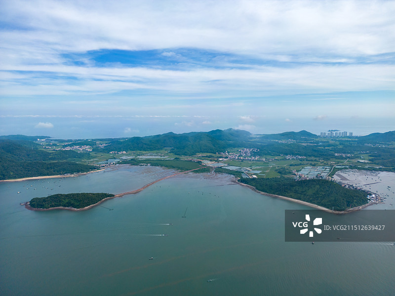 广东省阳江市海陵岛东岛红树林风光图片素材