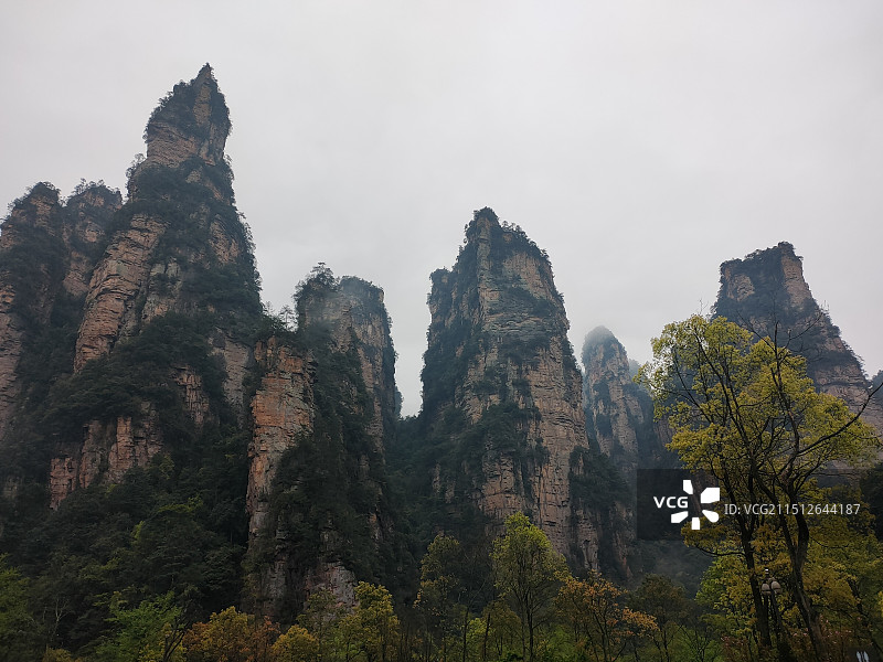 张家界地缝景区图片素材