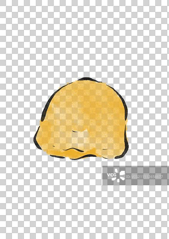 国潮风吉林美食插画元素-粘豆包图片素材