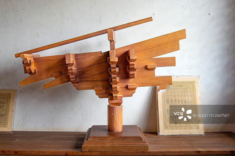 昆明卧龙古渔村卯榫博物馆图片素材