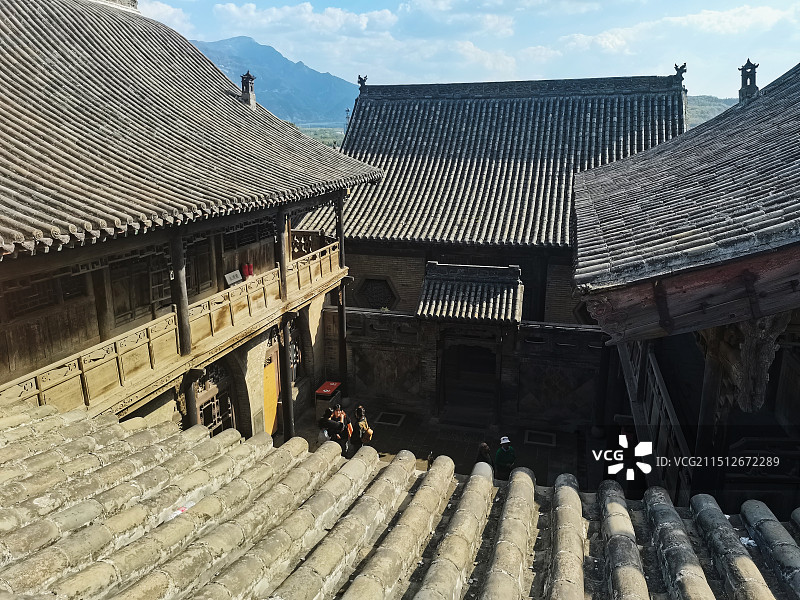 晋中灵石县王家大院民居艺术馆图片素材