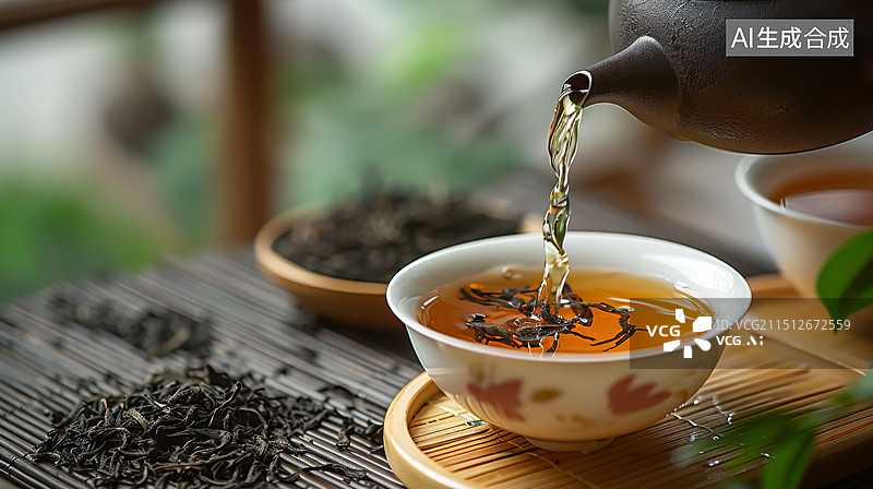 【AI数字艺术】茶叶 茶文化图片素材