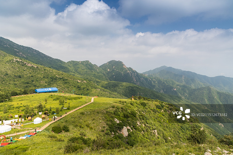 张家口黄龙山庄景区图片素材