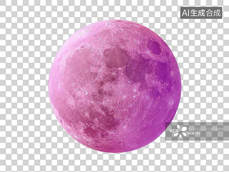 【AI数字艺术】3D卡通月球元素图片素材