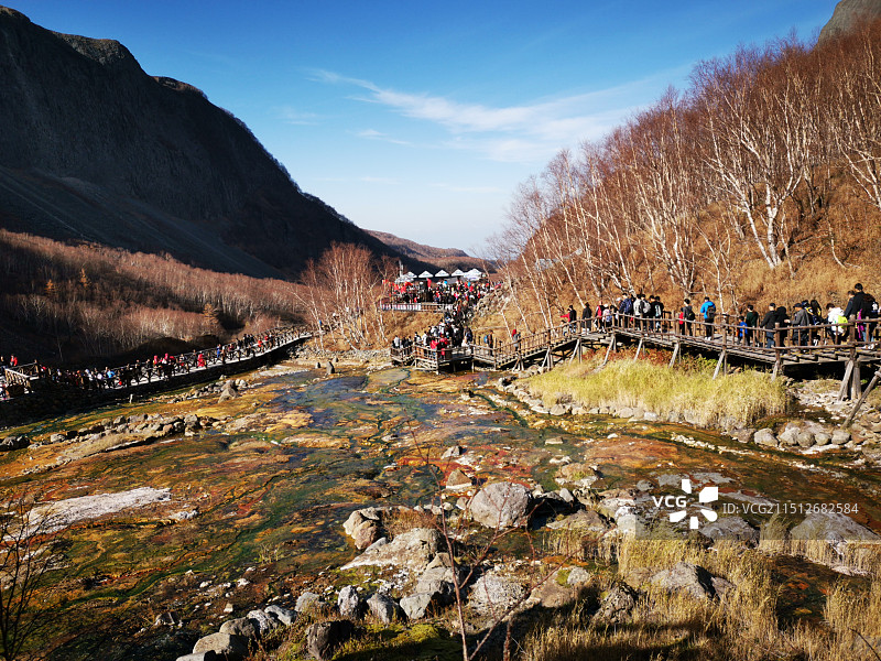 长白山金秋图片素材