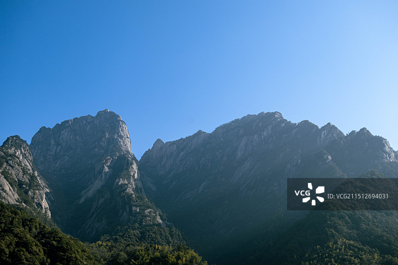 黄山玉屏索道入口处风景图片素材