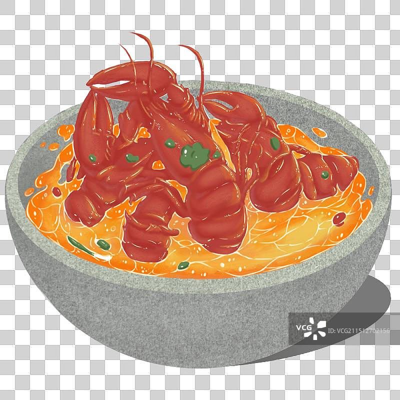 麻辣小龙虾图片素材