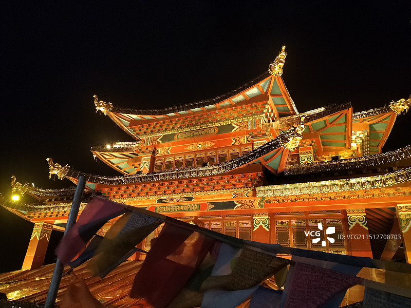 迪庆香格里拉独克宗古城图片素材