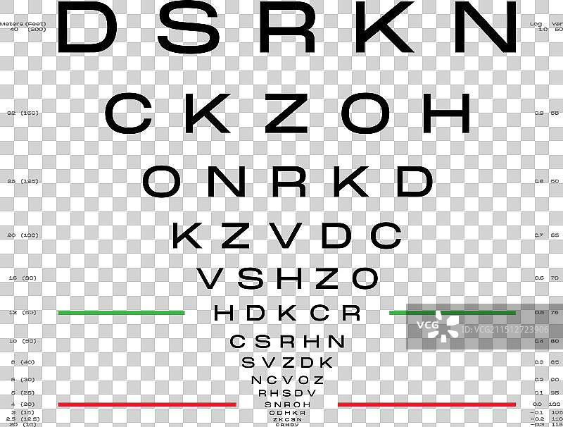 视力检查表医疗素材图片素材