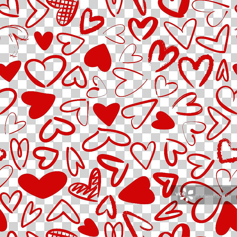 美丽的红色爱心背景图片素材