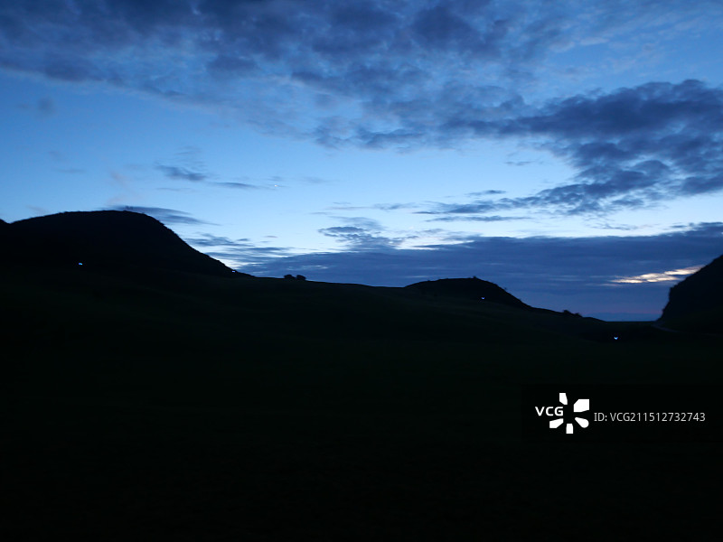 傍晚的菖蒲大草原图片素材