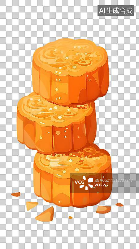 【AI数字艺术】中秋月饼图片素材