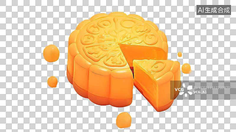 【AI数字艺术】中秋月饼图片素材