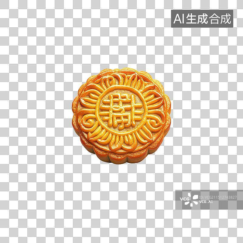 【AI数字艺术】中秋月饼 免抠元素图片素材