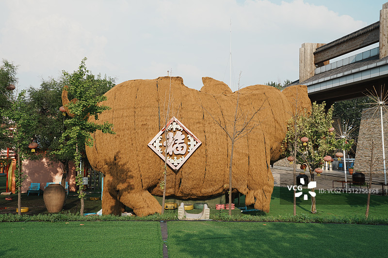 淄博玉黛湖生态乡村庄园图片素材