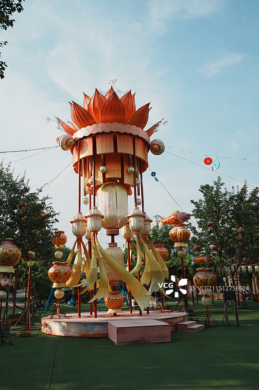 淄博玉黛湖生态乡村庄园图片素材