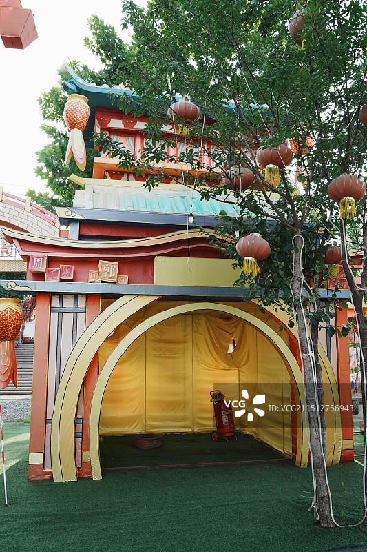 淄博玉黛湖生态乡村庄园图片素材