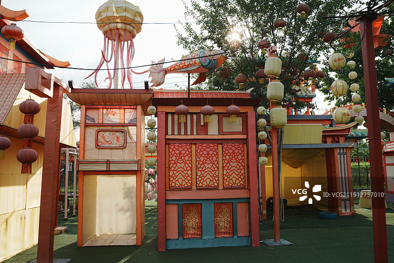 淄博玉黛湖生态乡村庄园图片素材