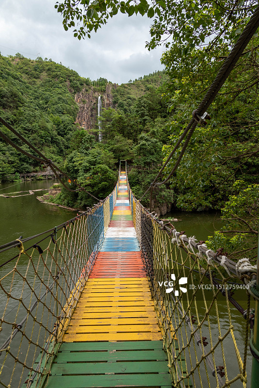 金华磐安县舞龙峡景区图片素材