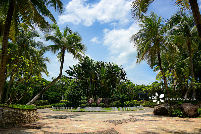 海口白沙门公园图片素材