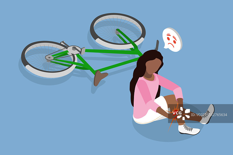 2.5D扁平风格童年概念设计图片素材