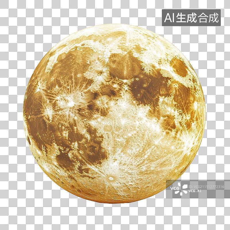 【AI数字艺术】月亮免抠元素图片素材
