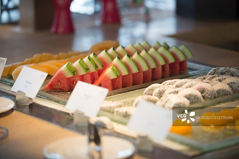 星级酒店自助餐水果图片素材