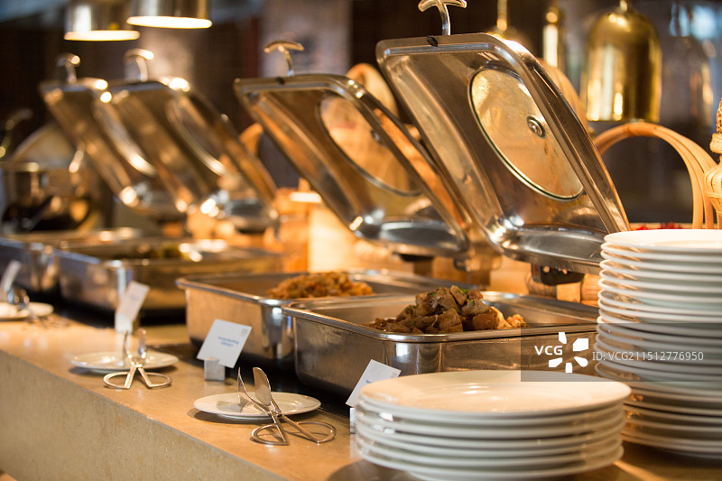 星级酒店的自助餐图片素材
