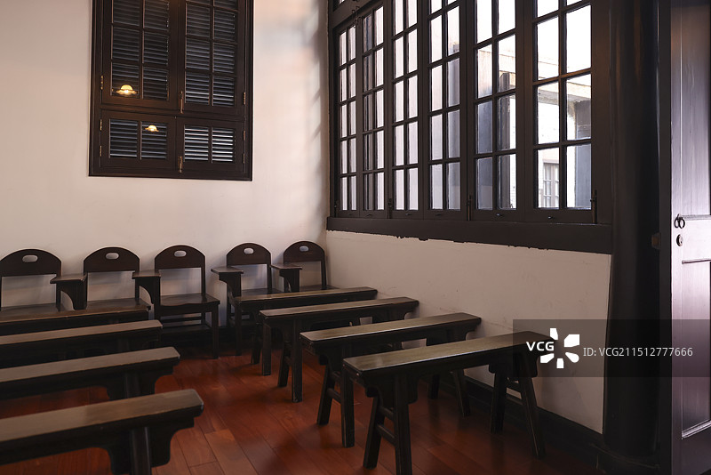 中共二大会址内平民女校图片素材