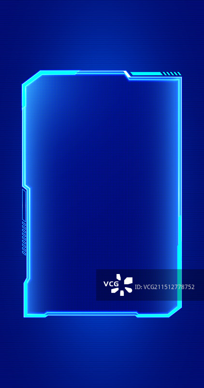 矢量科技边框图片素材