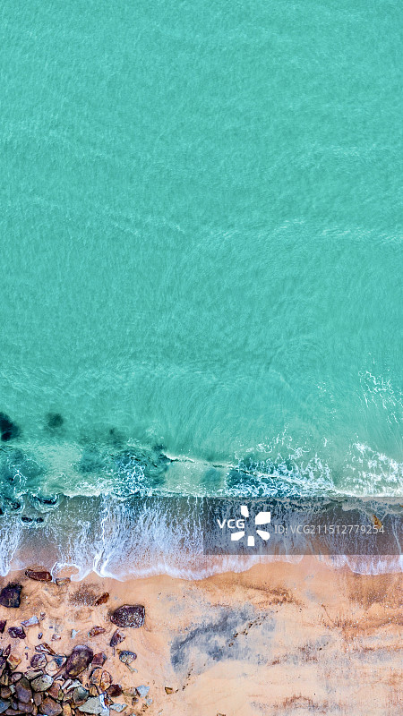 海滩航拍风光图片素材