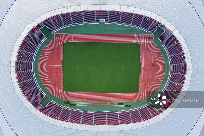 郑州奥体中心航拍俯视图图片素材