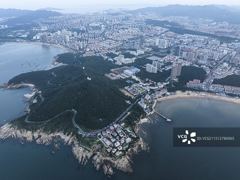 航拍城市风光图片素材