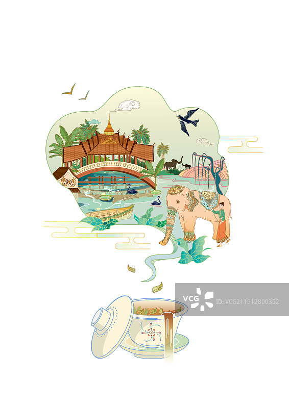 云南普洱茶图片素材