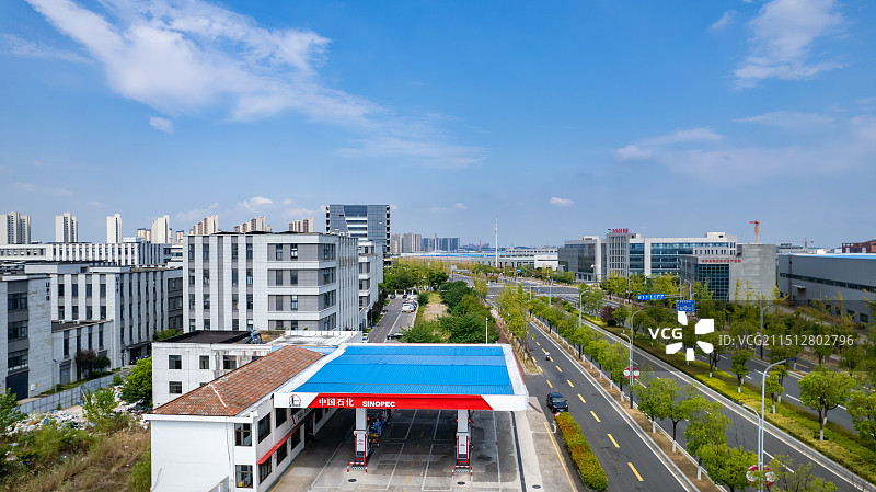 中国石化加油站图片素材