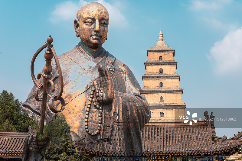 陕西西安大雁塔图片素材