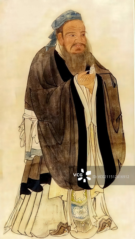 孔子像图片素材