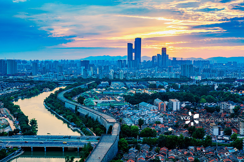 南京夫子庙秦淮河风光带图片素材