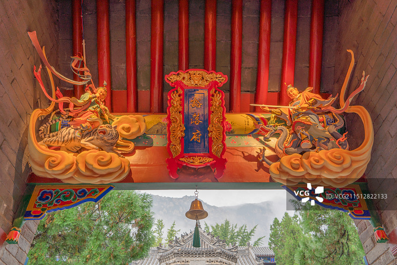 河南登封中岳嵩山老君洞，老母洞图片素材